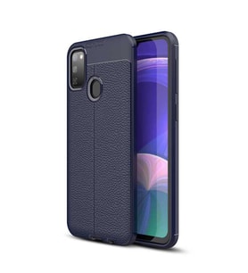 Samsung Galaxy M30S Kılıf Esnek Pu-Deri Leather-Pu Serisi Protected Case (Lacivert)