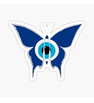 İlginç Nazar Boncuğu Sticker Duvar  Araba Yapıştırma Md5