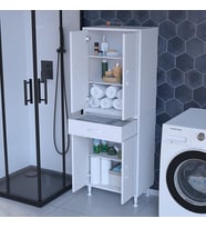 Modilayn EMİR ERA 55 x 173 x 32,5 cm Kapaklı Ve Çekmeceli Çok Amaçlı Banyo & Mutfak Dolabı