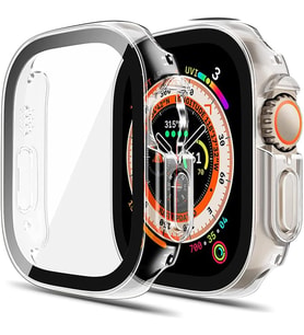Apple Watch Ultra 2 Kılıf Clear Premium WatchBand Şeffaf [Watch Ultra 2 ile Uyumlu Kordon - Şeffaf]