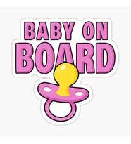 Baby On Board Arabada bebek var Oto Sticker Etiket 19CM md20