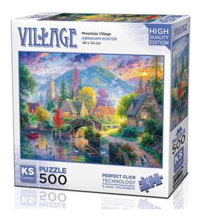 KS Games 500 Parça Dağ Köyü Puzzle