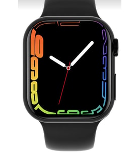 T500 + Pro Smart Watch Bluetooth Çağrı Apple & Android Uyumlu Akıllı Saat-siyah