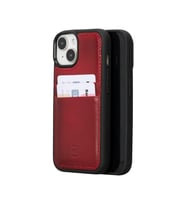 Bouletta Apple iPhone 15 Uyumlu Deri Arka Kapak FXCP V4EF