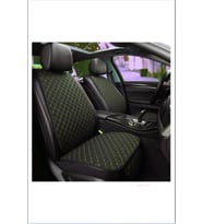 Opel Meriva A  (2003-2010)  Uyumlu Terletmez, Ortopedik, Koltuk Minderi, Siyah Kumaş Sarı Dikiş