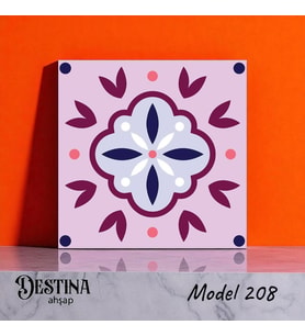 Destina Ahşap Mandala Boyama Seti- Ahşap Boyama- Model 208-23cm*23cm