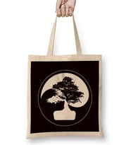 Bonsai Tree Yin Yang Japanese Art Meditation Balance Yoga Bez Çanta Uzun Saplı