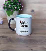 Aile Hekimi Kupa Bardak Sihirli Fotoğraflı Tıp Bayramı Hediyesi