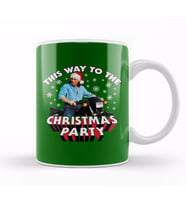 Jean Claude Van Damme This Way To The Christmas Party Kupa Bardak Porselen