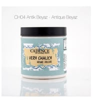 Cadence Very Chalky Home Decor Mobilya Boyası 500 ml. CH-04 ANTİK BEYAZ 