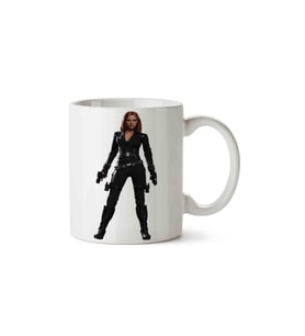 Black Widow Standing Porselen Kupa Bardak