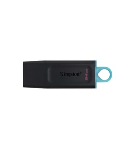 Kingston DTX-64GB 64GB USB3.2 Gen 1 DataTraveler Exodia (Black + Teal) Flash Bellek