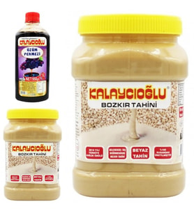 Kalaycıoğlu Beyaz Bozkır Tahini 935 Gr * 2 adet - Üzüm Pekmezi 950gr