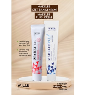 W-Lab Kozmetik Madeleb Krem + Madeleb Plus Jel Set