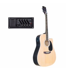 Almira F650N-C Naturel Elektro Akustik Gitar