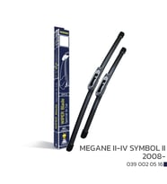 Niken Muz Silecek Takımı Renault Megane 2 2006-2009 ile uyumlu