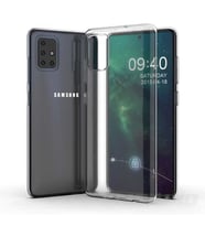 Samsung Galaxy A71 Uyumlu Kılıf Zore Süper Silikon Kapak (Renksiz)