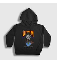 Presmono Unisex Çocuk Siyah The Illest Villain Rap Mf Doom Kapüşonlu Sweatshirt 456067tt