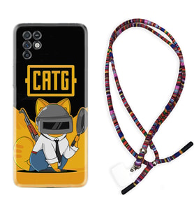 INFINIX Note 11 Pro Note 10 Hot 9 Play Kılıf Boyun Asklı Rasta Silikon Cat G 1677