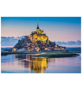 Olimpia 1000 Parça Mont Saint-Michel Manstırı Puzzle