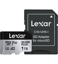 Lexar 1T Professional Silver Plus Microsdxc Hafıza Kartı, Uhs-I, C10, U3, V30, Full-Hd Ve 4K Video, (Çok Renkli)