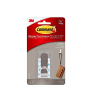 Orta Boy Modern Metal Askı, Max 900 gr (1 Askı + 2 Orta Boy Cırt Bant)