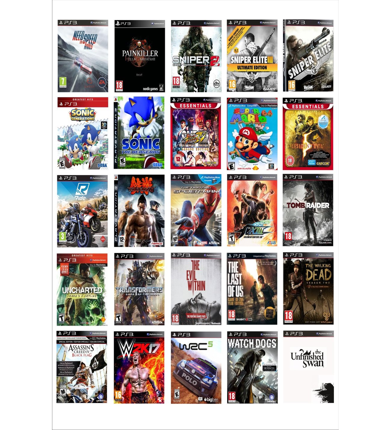 Playstation 3 Slim 750GB + 3 Oyun Kolu + 80 Oyunlu + Garantili
