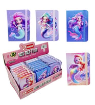 Mermaid Not Defteri Lastikli 80 Yaprak A7 Karışık Desen - 3 adet