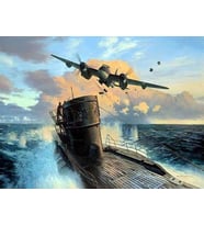 Denizaltı Sayılarla Boyama Seti(40x50 cm Tuval Şasesine Gerili)