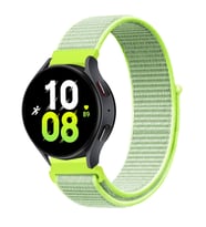 Samsung Gear S3 (22mm) Uyumlu Kordon Hasır Örgü Cırt Cırtlı Terletmeyen Zore KRD-03 Kumaş Kayış