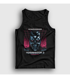 Presmono Unisex Siyah T 800 Film The Terminator Atlet 254788tt