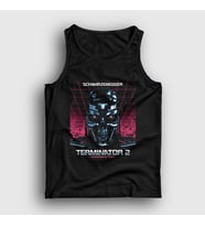 Presmono Unisex Siyah T 800 Film The Terminator Atlet 254788tt