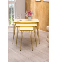 Zigon Sehpa Kr Gold Krem Tel
