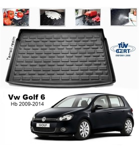 Volkswagen Golf 6 Bagaj Havuzu Paspası 2009-2012