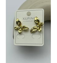 Xuping Gold Taşlı Çiçek Küpe - 25xpkp366