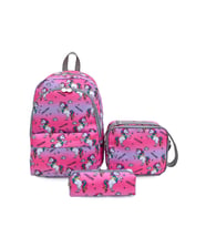 Superbag Okul Çantası 3'Lü Set Unıcorn (Pembe-A.Gri)