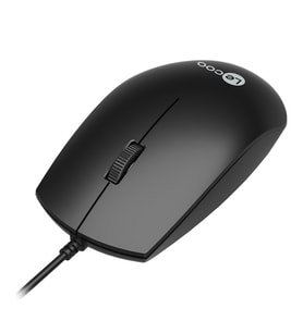 Lecoo MS100 USB Kablolu Optik Mouse 1000 DPI Siyah