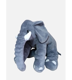 Gran Toys Oyun ve Uyku Arkadaşım Peluş Fil - 60CM (Gri)