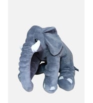 Gran Toys Oyun ve Uyku Arkadaşım Peluş Fil - 60CM (Gri)