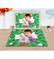 BK Gift Kişiye Özel Bebek Doğum Günü Karikatürlü 1000 Parça Profesyonel Puzzle-2