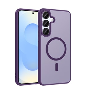 Lexroo Galaxy S26 FE Kılıf M-safe Şarj Özellikli Babet Kılıf - Derin Mor