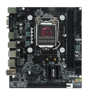 AFOX IH110D4-MA2-V4 2xDDR4 VGA+HDMI 1xGLAN 1x M.2 NVMe Gen3 1151Pin ANAKART