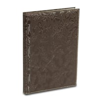 Deri Defter Günlük Journal Ajanda Tarihli Çizgili 168 Yaprak Paris Vegan 17x24 cm (KAHVE)