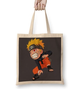 Chibi Kisame 2 Bez Çanta Uzun Saplı