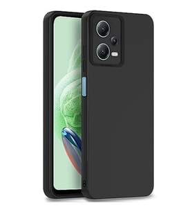 Xiaomi Redmi Note 12 Pro 5g Kılıf Nano İçi Kadife Silikon - Siyah