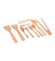 Bambu Violi 10 Parça Mutfak Seti Doğal Sağlıklı Pratik Temizliği Kolay Sıcak Görünüm Şıklık