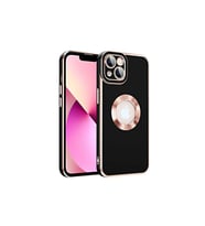Apple iPhone 13 Uyumlu Kılıf Zore Kongo Kapak (Siyah)