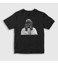 Presmono Unisex Çocuk Siyah Pray Tupac Shakur T-Shirt 46357tt