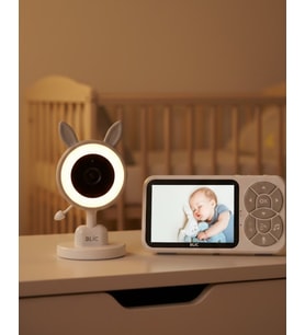 Northcity Çoklu Kamera Destekli Bebek İzleme Sistemi RGB Gece Lambalı ile Çocuklarınızı 360 Derece Güvende Tutun