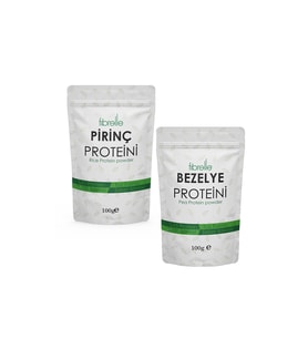 Bezelye ve Pirinç Protein Tozu 100gr // Yüksek Protein Oranı // %85 - %80 Protein